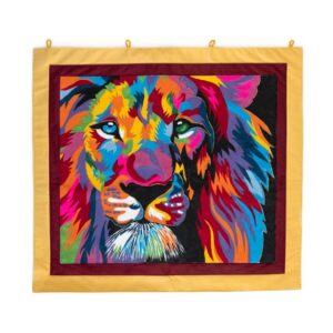 תמונת קיר אריה צבעוני